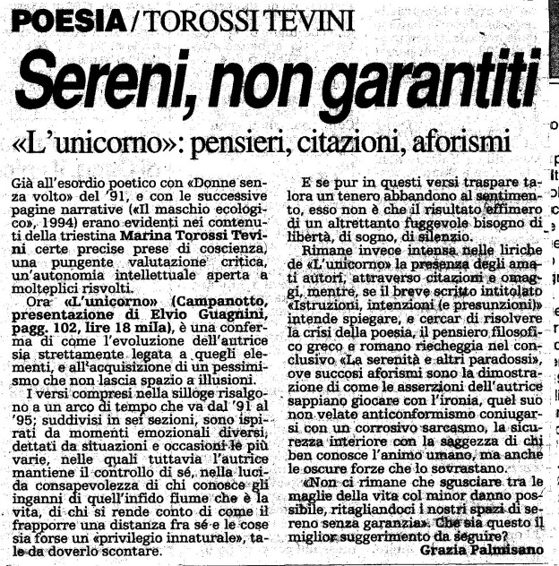 Sereni, non garantiti