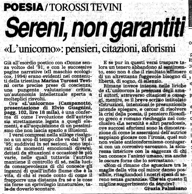 Sereni, non garantiti